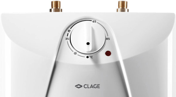 Clage S5-U lämminvesivaraajan lämpötilansäätö