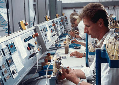 Clage läpivirtauslämmittimen testausta 90-luvulla