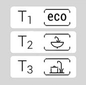 KDE5 electronic LCD vedenlämmittimen lämpötila asetukset
