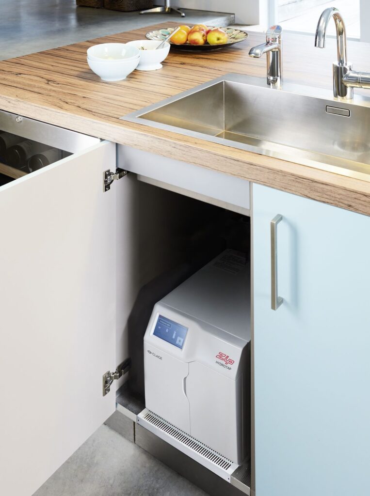 Zip HydroTap asennettuna